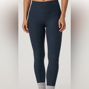 Vuori clean elevation leggings, M, Heather blue